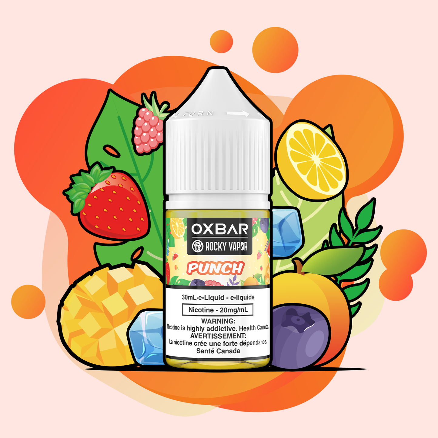 Rocky Vapor Oxbar E-Liquids Punch