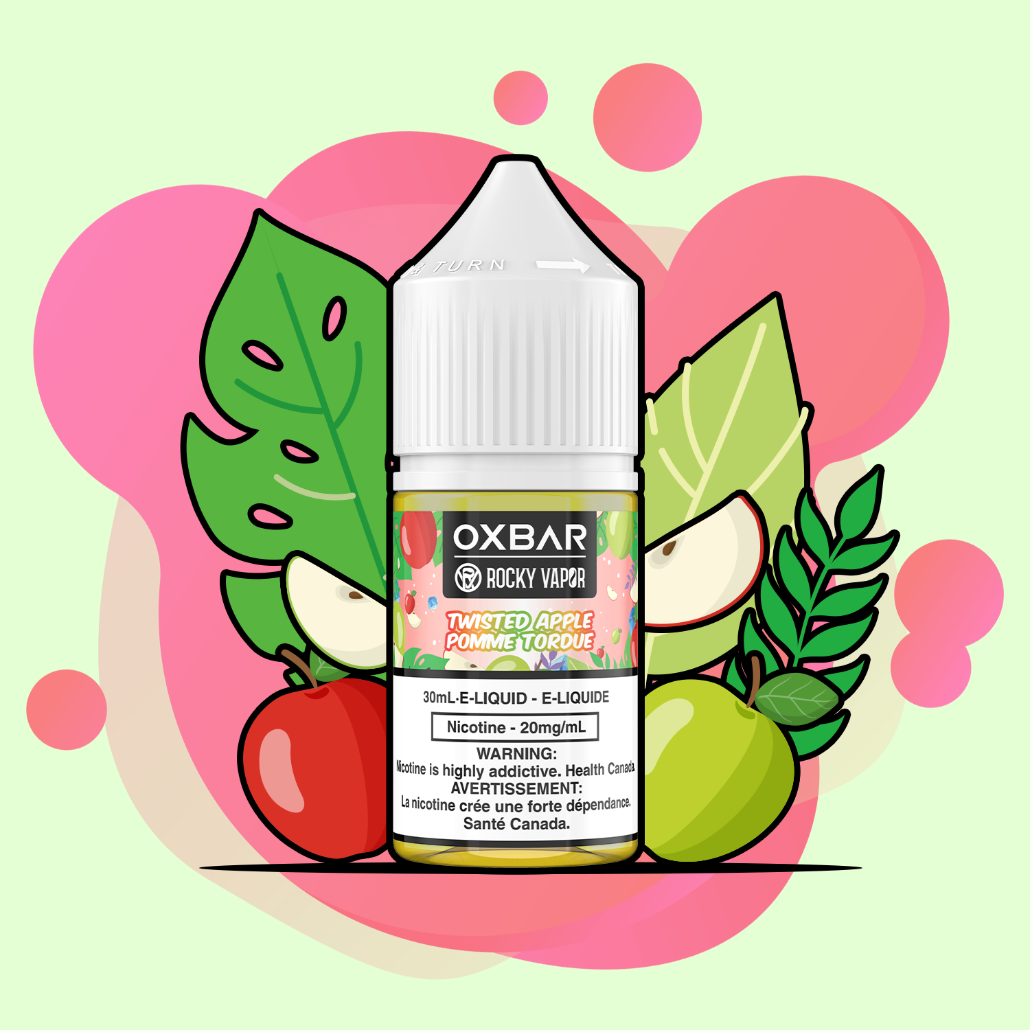 Rocky Vapor Oxbar E-Liquids Twisted Apple