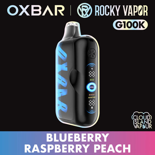 Rocky Vapor Oxbar G100K Blueberry Raspberry Peach
