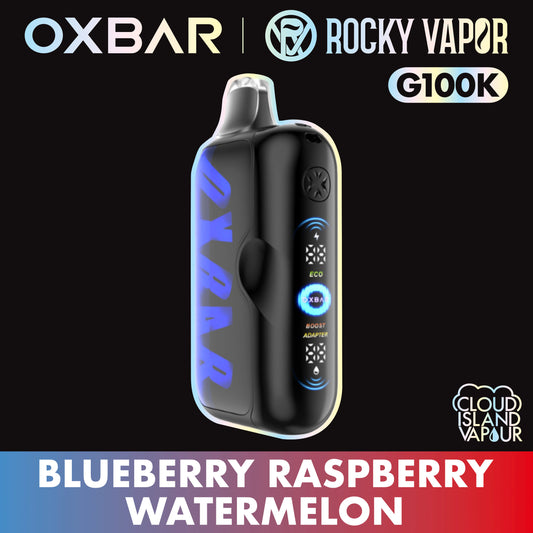Rocky Vapor Oxbar G100K Blueberry Raspberry Watermelon