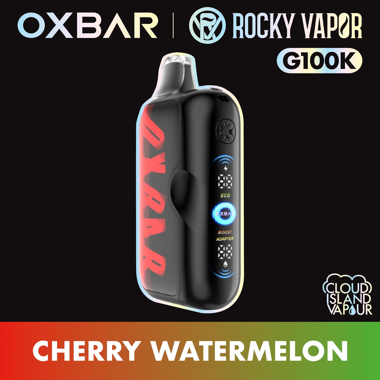 Rocky Vapor Oxbar G100K Cherry Watermelon