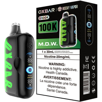 Rocky Vapor Oxbar G100K Disposable Vape M.D.W.