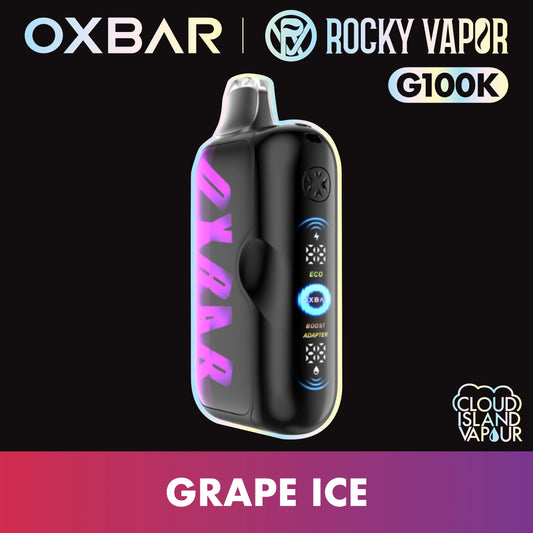 Rocky Vapor Oxbar G100K Grape Ice