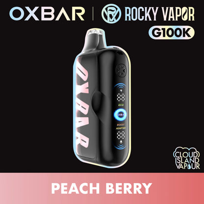 Rocky Vapor Oxbar G100K Peach Berry