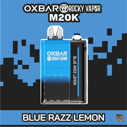 Rocky Vapor Oxbar M20K Disposable Vape Blue Razz Lemon