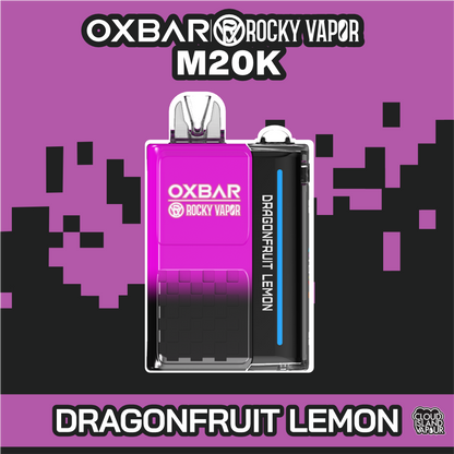 Rocky Vapor Oxbar M20K Disposable Vape Dragonfruit Lemon