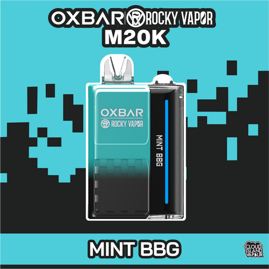 Rocky Vapor Oxbar M20K Disposable Vape Mint BBG