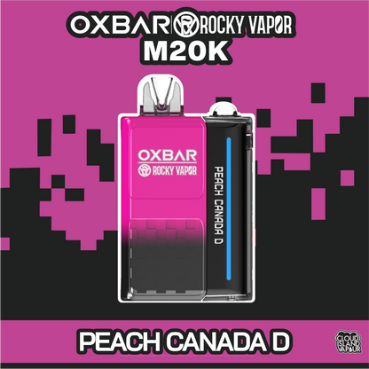 Rocky Vapor Oxbar M20K Disposable Vape Peach Canada D