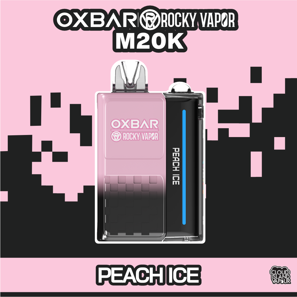 Rocky Vapor Oxbar M20K Disposable Vape Peach Ice