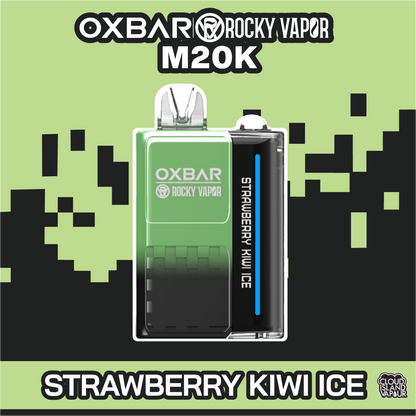 Rocky Vapor Oxbar M20K Disposable Vape Strawberry Kiwi Ice