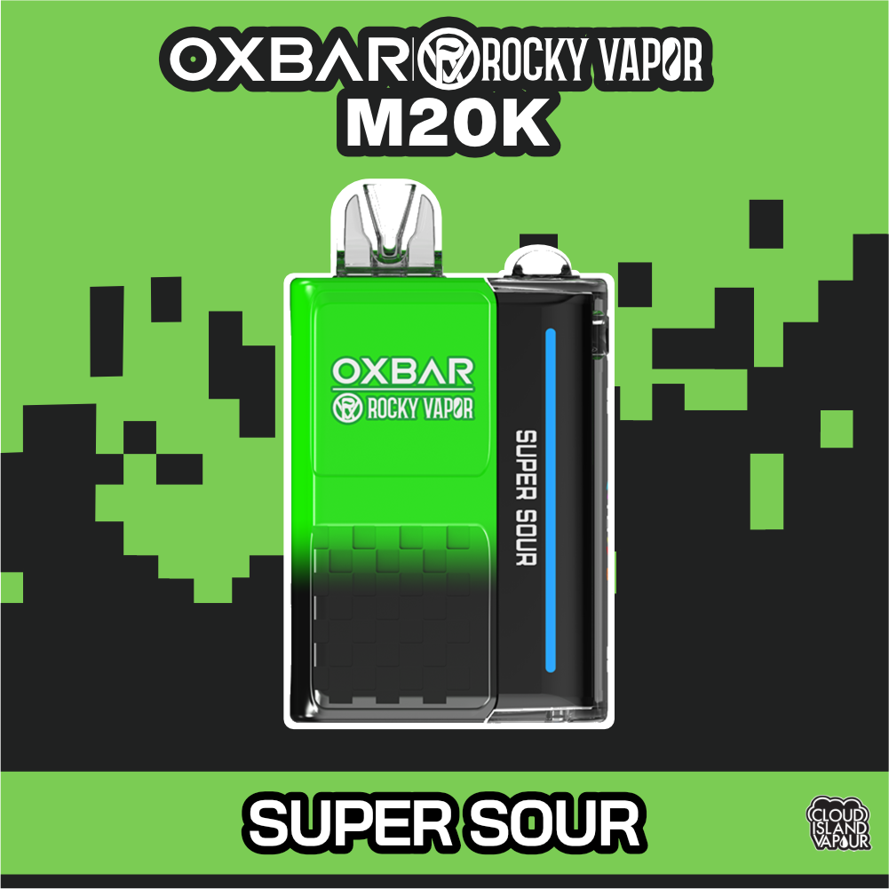 Rocky Vapor Oxbar M20K Disposable Vape Super Sour