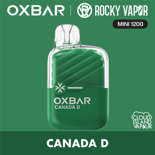 Rocky Vapor Oxbar Mini 1200 Canada D