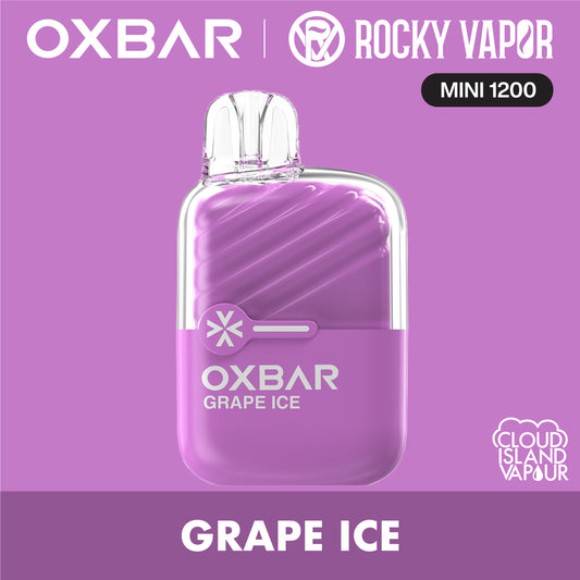 Rocky Vapor Oxbar Mini 1200 Grape Ice