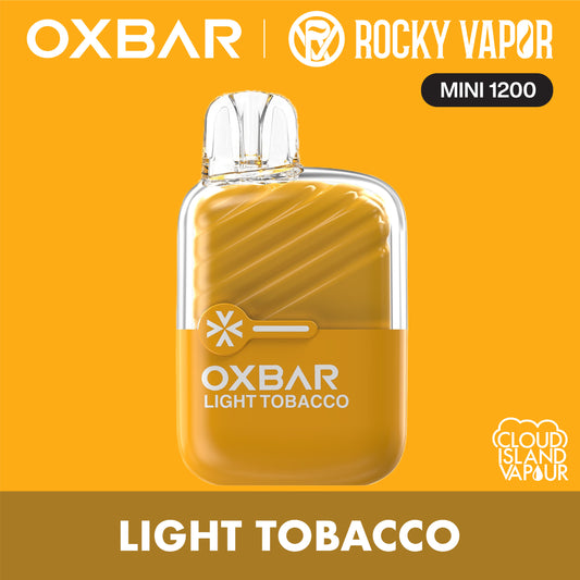Rocky Vapor Oxbar Mini 1200 Light Tobacco