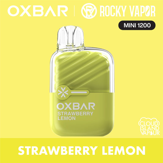 Rocky Vapor Oxbar Mini 1200 Strawberry Lemon