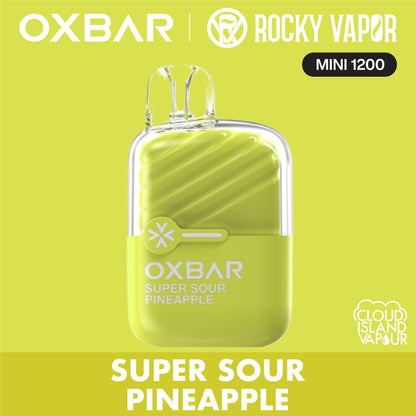Rocky Vapor Oxbar Mini 1200 Super Sour Pineapple