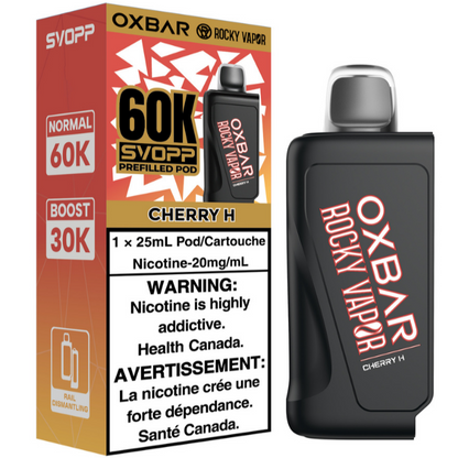 Rocky Vapor Oxbar Svopp 60K Cherry H