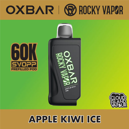 Rocky Vapor Oxbar Svopp 60K Prefilled Pod Apple Kiwi Ice