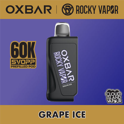 Rocky Vapor Oxbar Svopp 60K Prefilled Pod Grape Ice