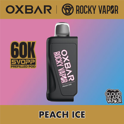 Rocky Vapor Oxbar Svopp 60K Prefilled Pod Peach Ice