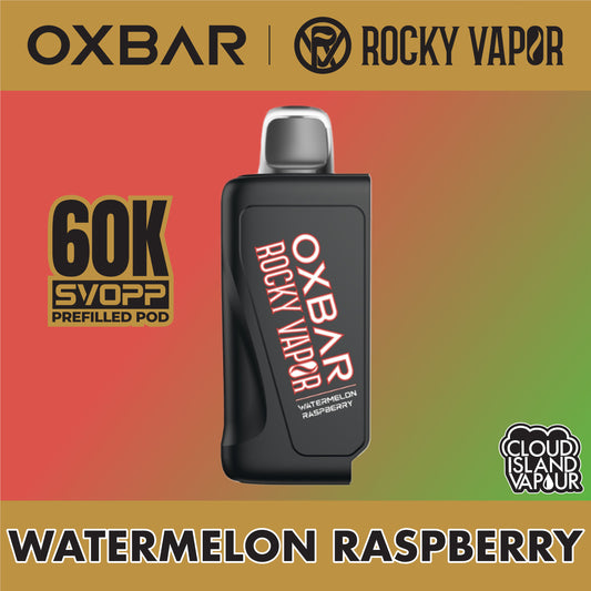 Rocky Vapor Oxbar Svopp 60K Prefilled Pod Watermelon Raspberry