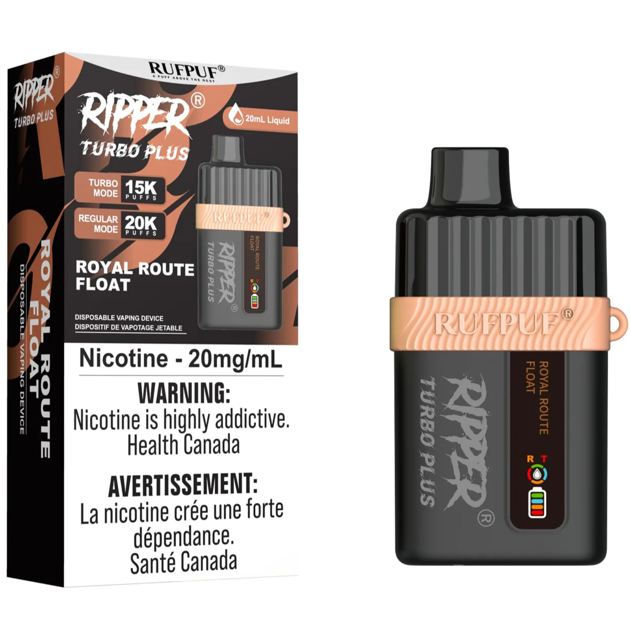 Royal Route Float RIPPER TURBO PLUS Disposable Vape