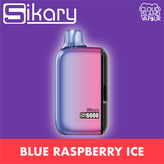 SIKARY S6000 Blue Raspberry Ice