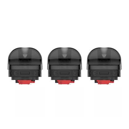 SMOK NORD GT Empty Replacement Pods Transparent Black 3-pack