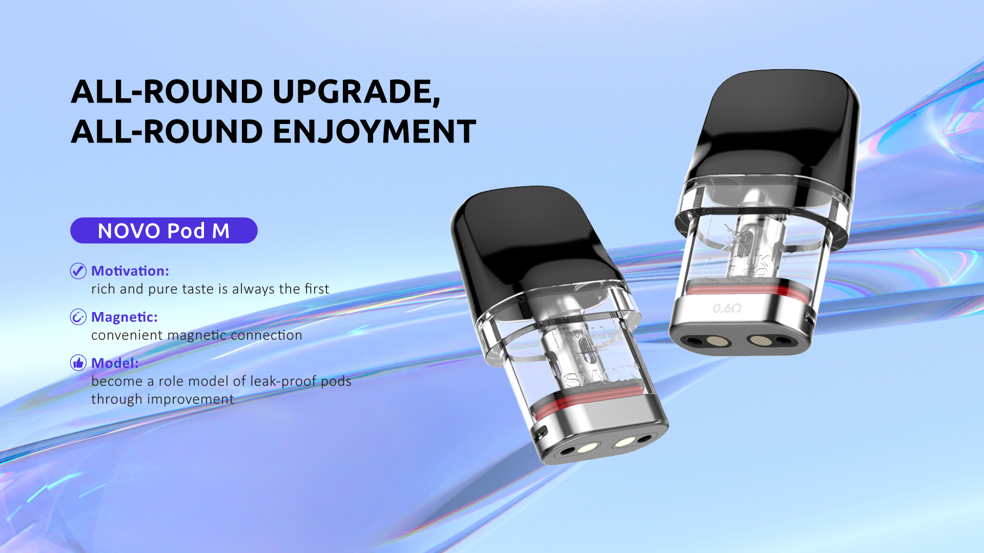 SMOK NOVO GT Pod Kit Upgraded Novo Pod M Pods