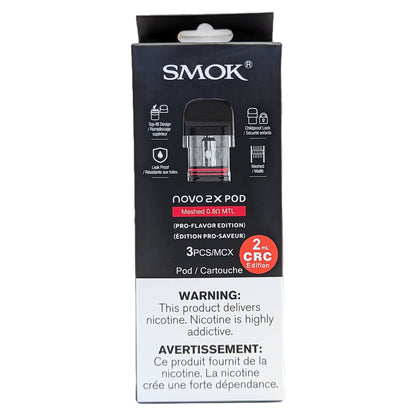 SMOK Novo 2X Replacement Pods 0.8ohm package of 3