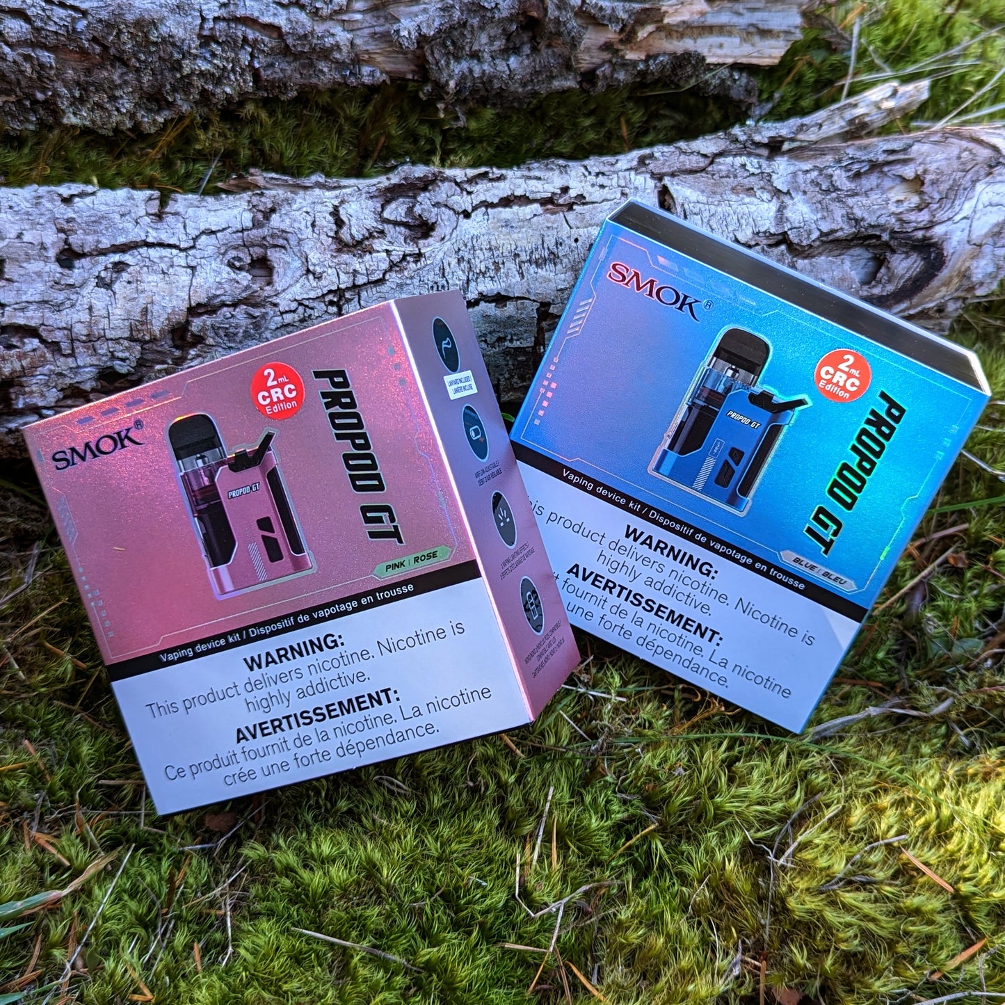 SMOK Propod GT Pod Starter Kits in the colours Pink and Blue. Canada