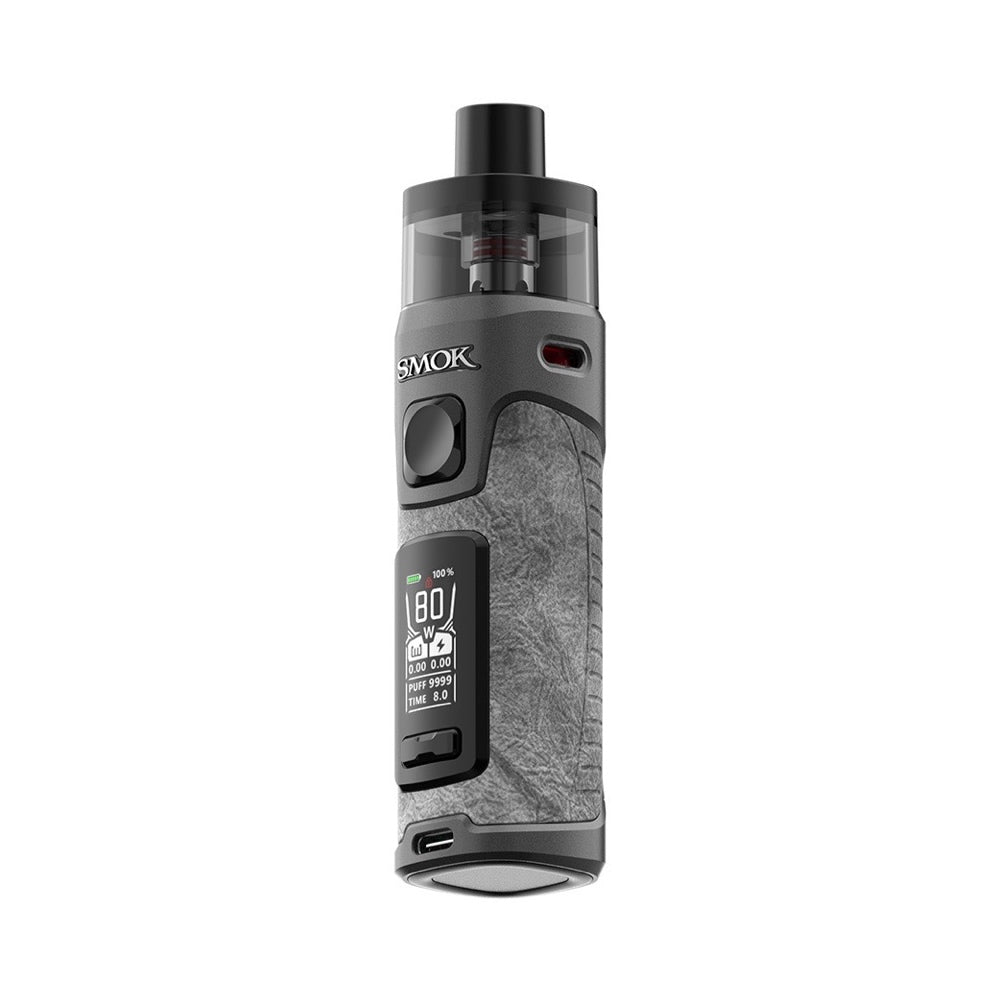 SMOK RPM 5 pod system vape device starter kit colour Grey Leather