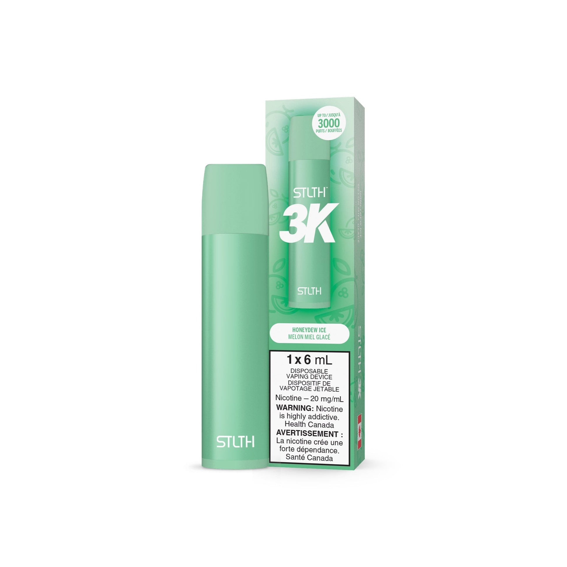 STLTH 3K Disposable Vape - Honeydew Ice Cloud Island Vapour STLTH 3K Disposable Vape - Honeydew Ice Cloud Island Vapour
