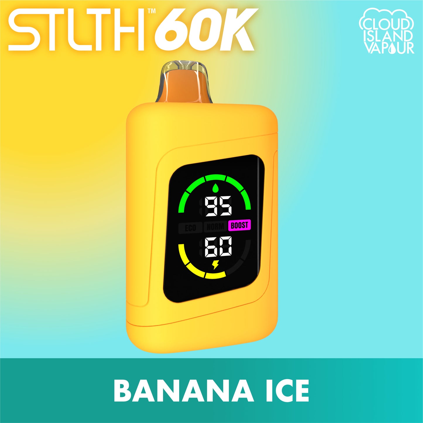 STLTH 60K Disposable Vape - Banana Ice