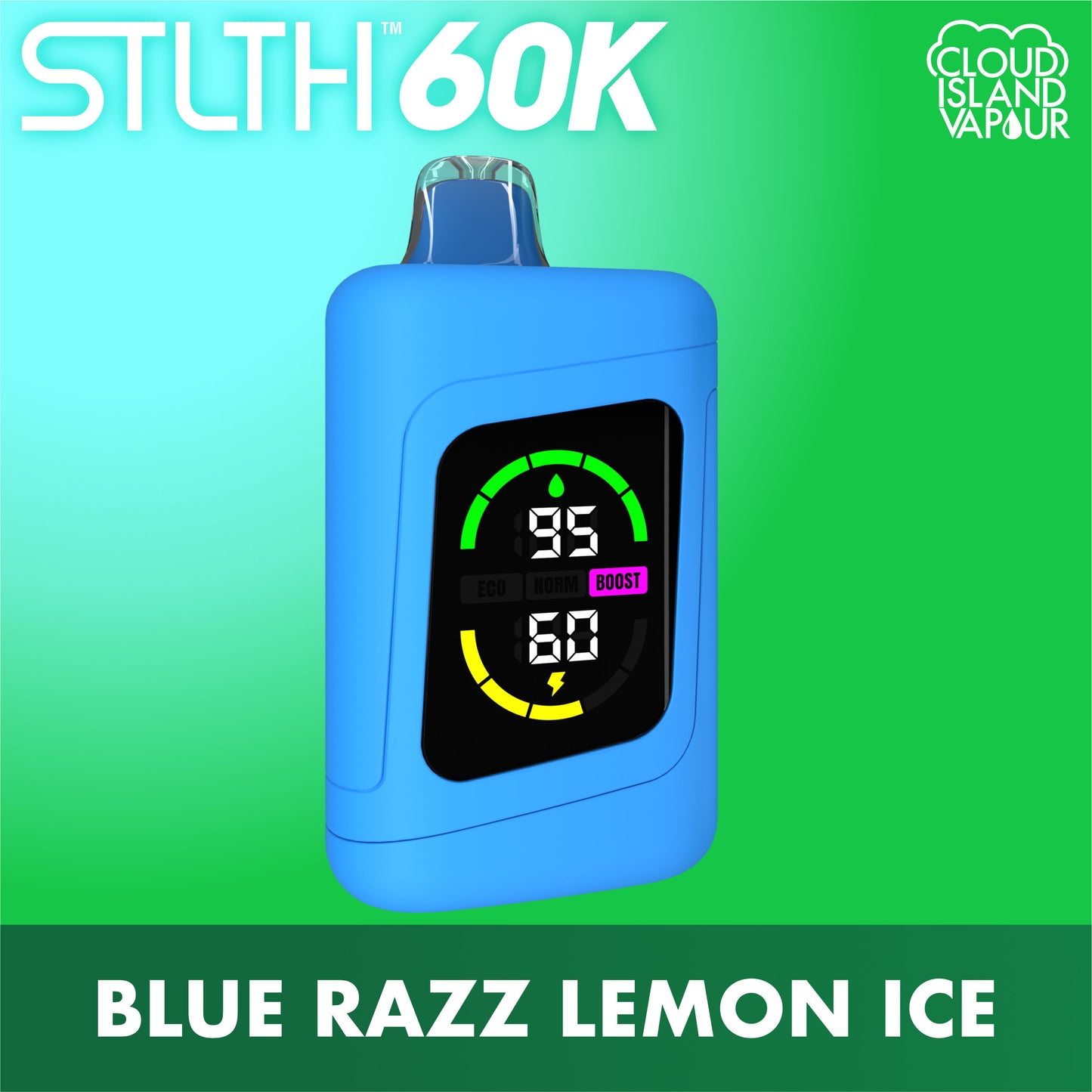 STLTH 60K Blue Razz Lemon Ice