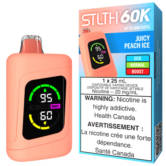 STLTH 60K Disposable Juicy Peach Ice