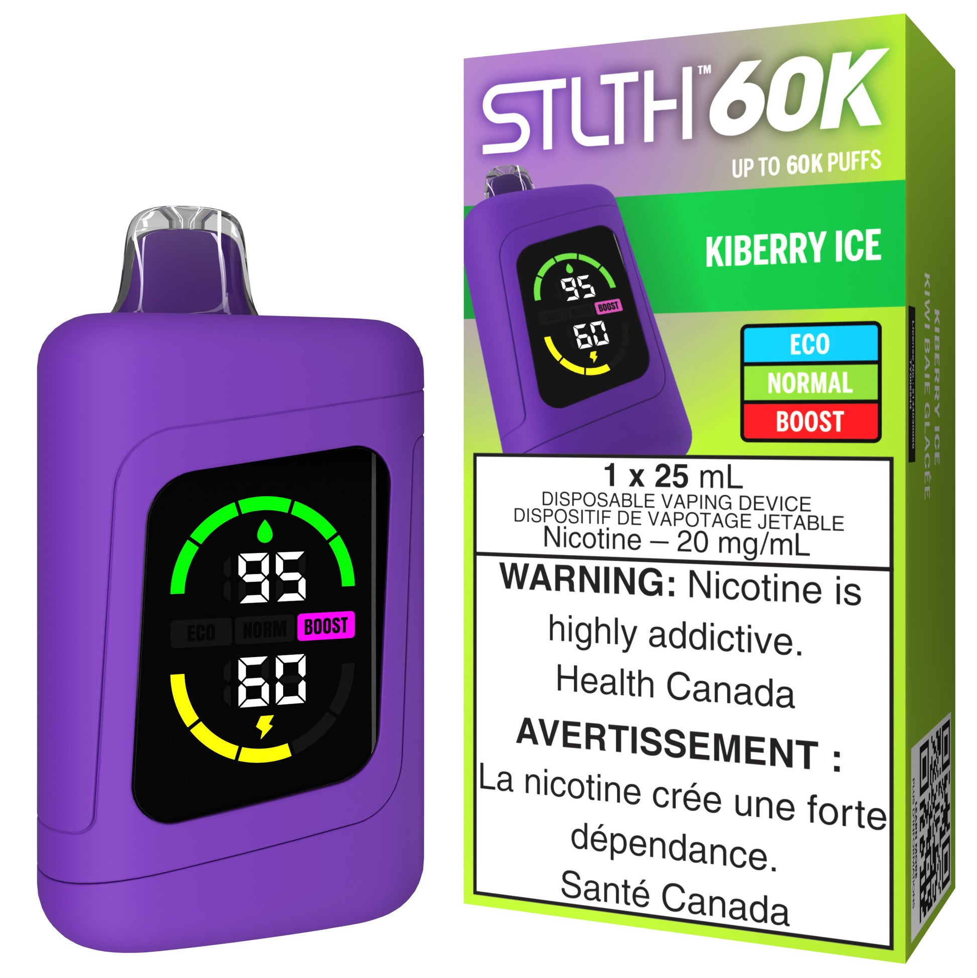 STLTH 60K Disposable Kiberry Ice