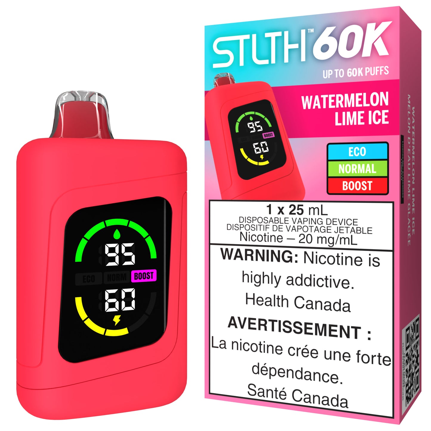 STLTH 60K Disposable Watermelon Lime Ice