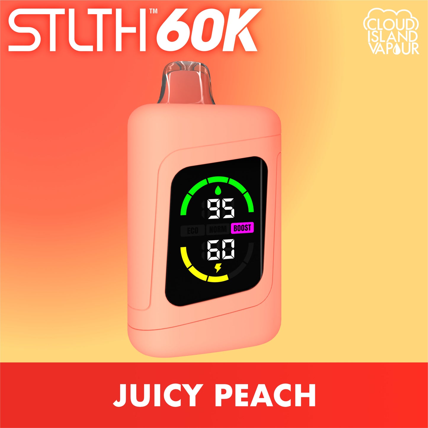 STLTH 60K Disposable Vape - Juicy Peach