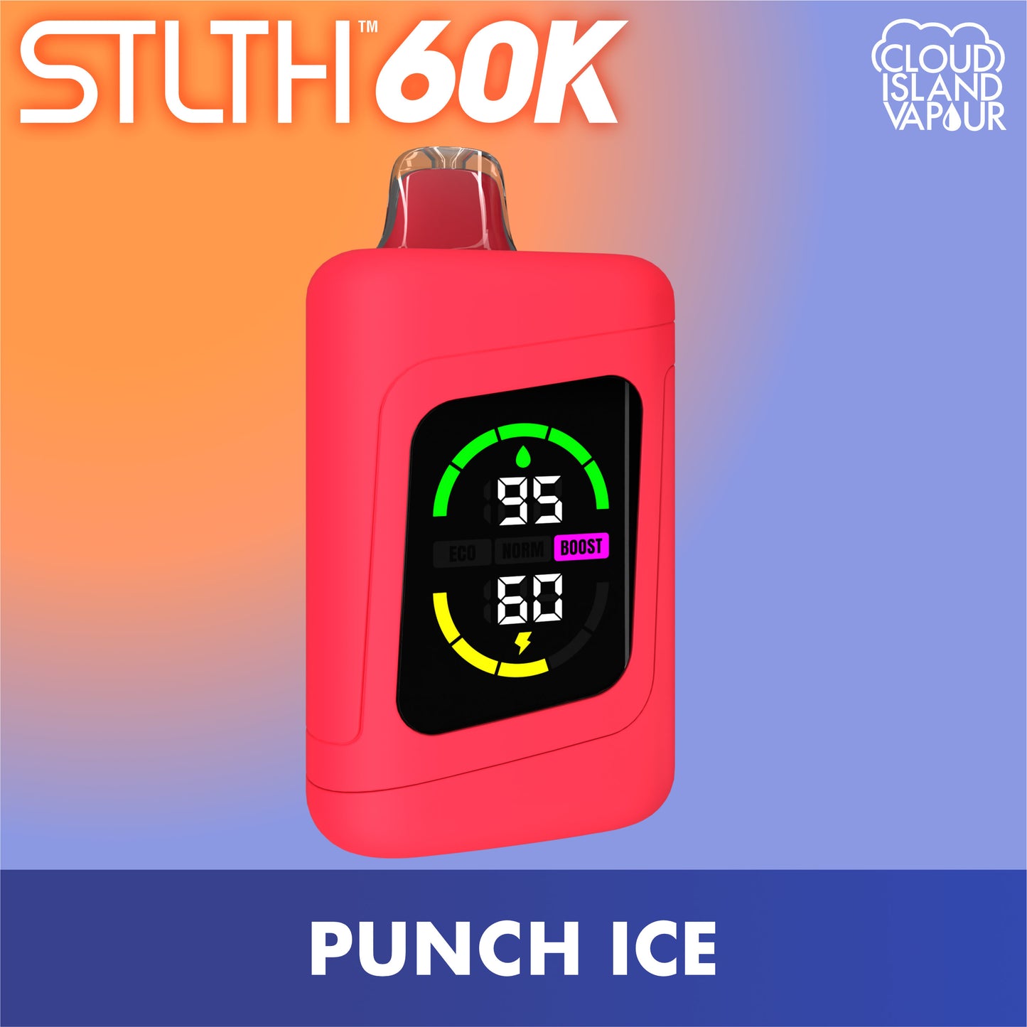 STLTH 60K Disposable Vape - Punch Ice