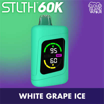 STLTH 60K Disposable Vape - White Grape Ice