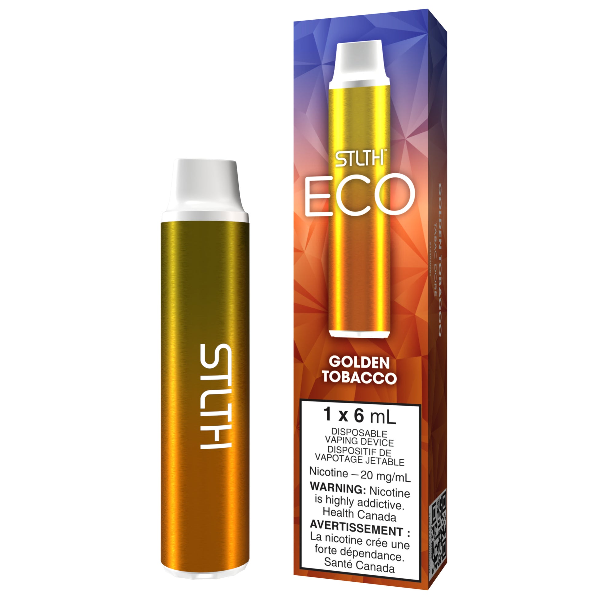 STLTH ECO Disposable Vape Golden Tobacco