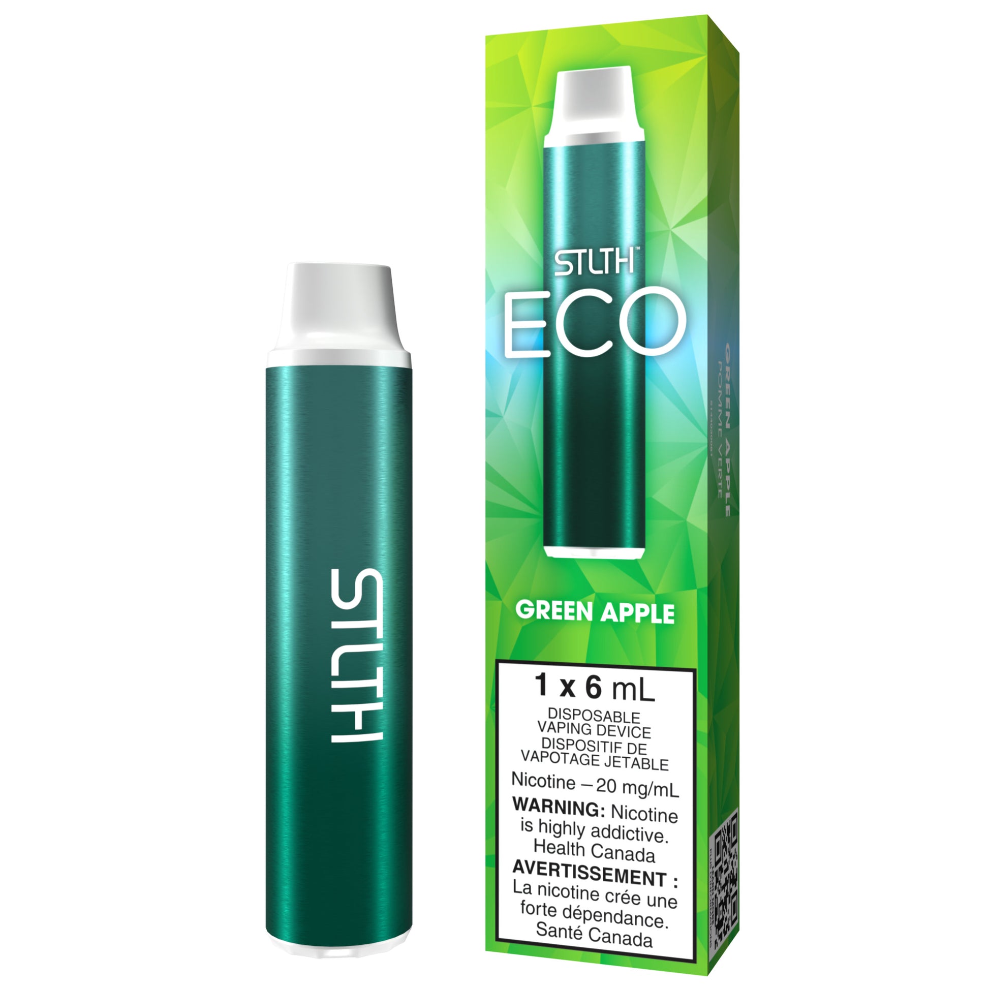 STLTH ECO Disposable Vape Green Apple