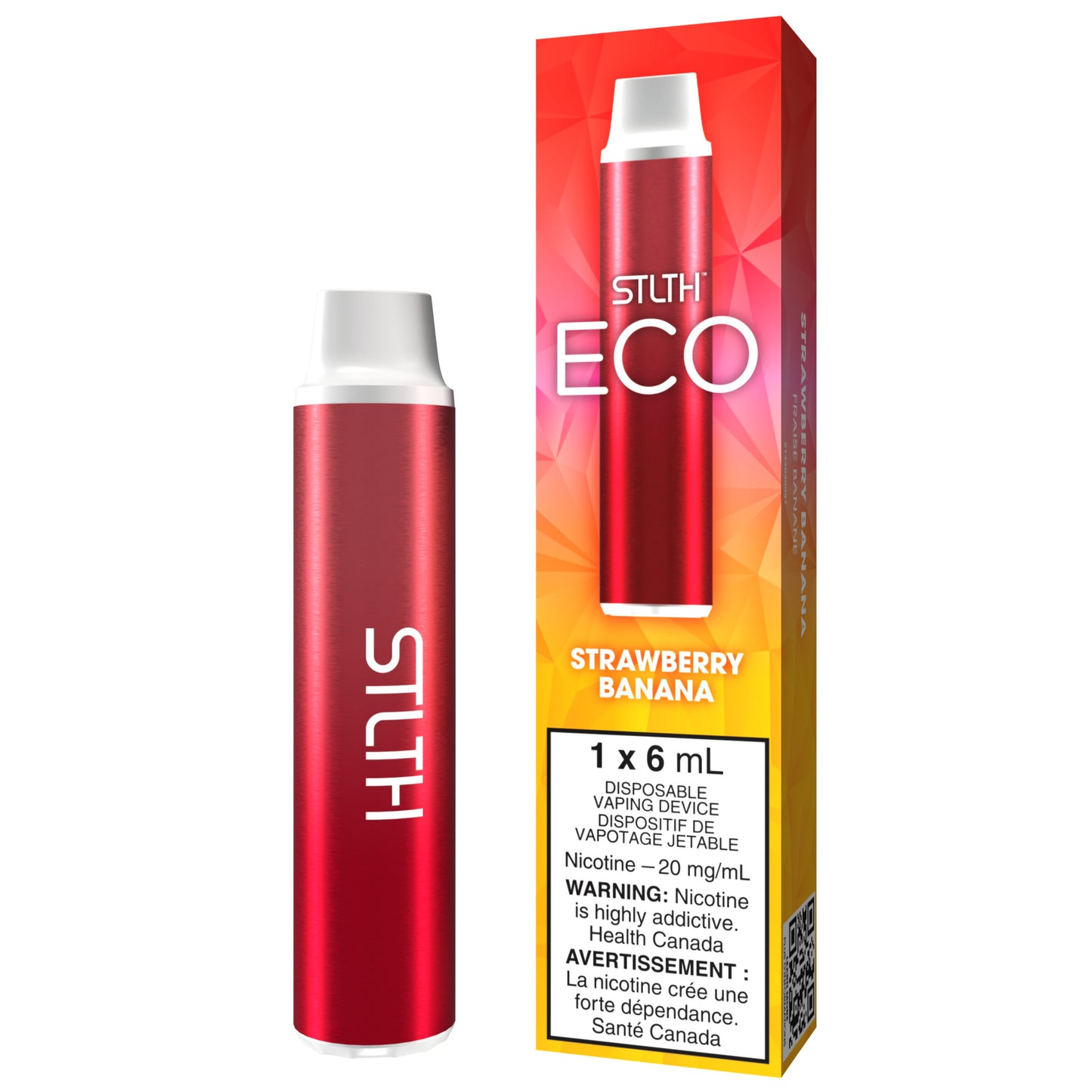 STLTH ECO Disposable Vape Strawberry Banana