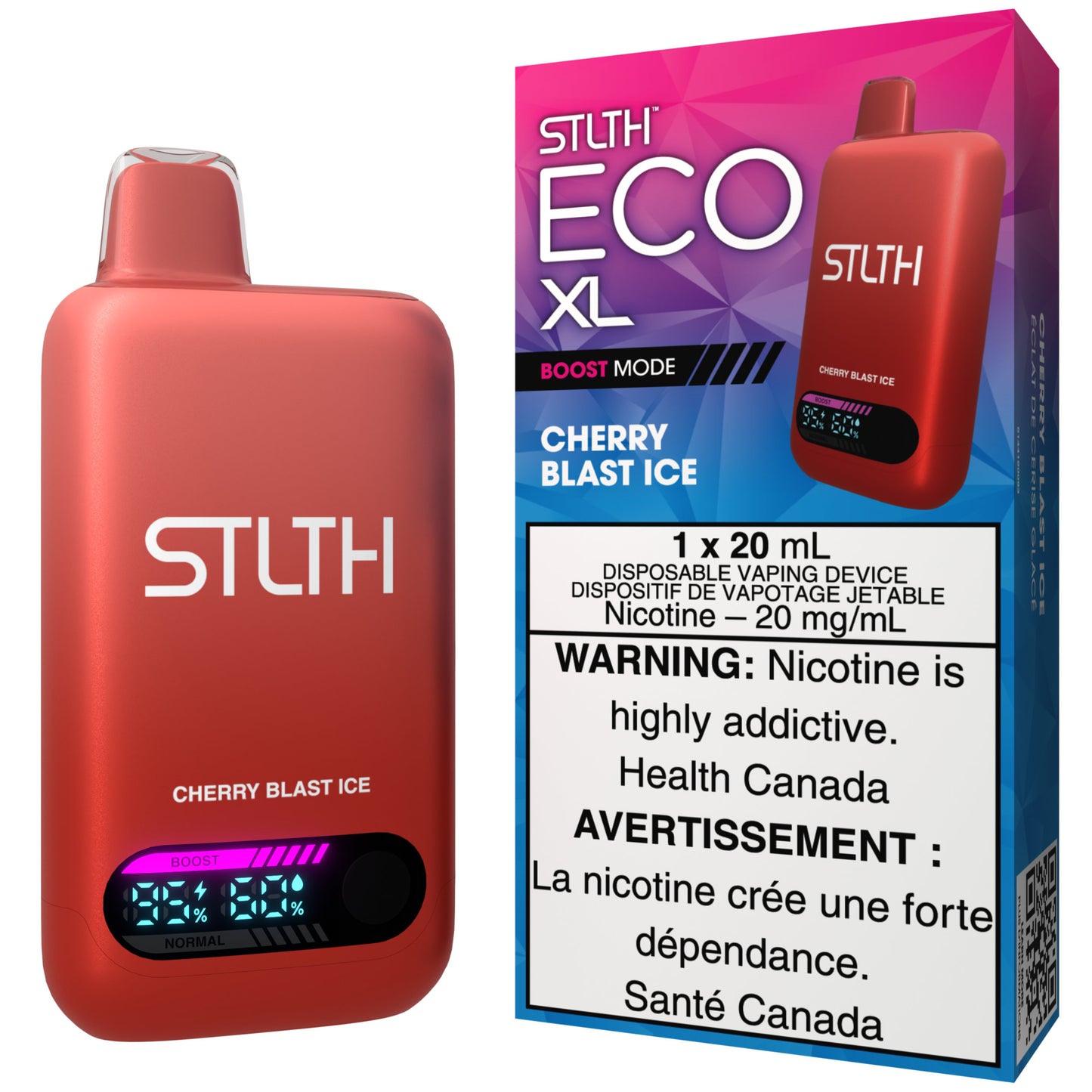 STLTH ECO XL Disposable Vape Cherry Blast Ice
