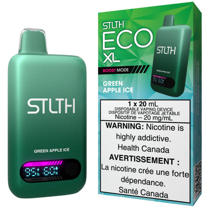 STLTH ECO XL Disposable Vape - Green Apple Ice Cloud Island Vapour STLTH ECO XL Disposable Vape - Green Apple Ice Cloud Island Vapour