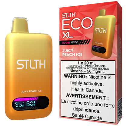 STLTH ECO XL Disposable Vape - Juicy Peach Ice Cloud Island Vapour STLTH ECO XL Disposable Vape - Juicy Peach Ice Cloud Island Vapour