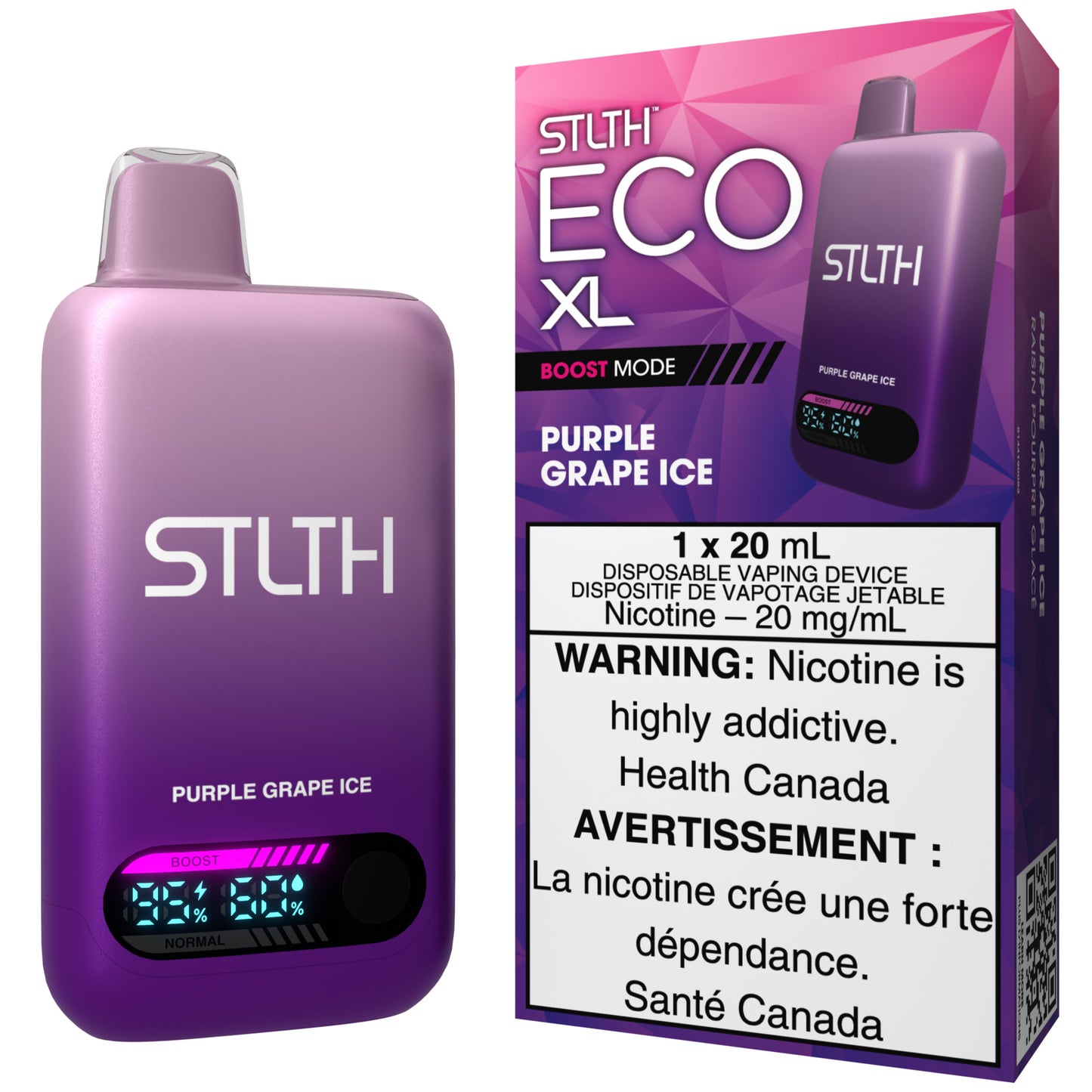 STLTH ECO XL Disposable Vape Purple Grape Ice