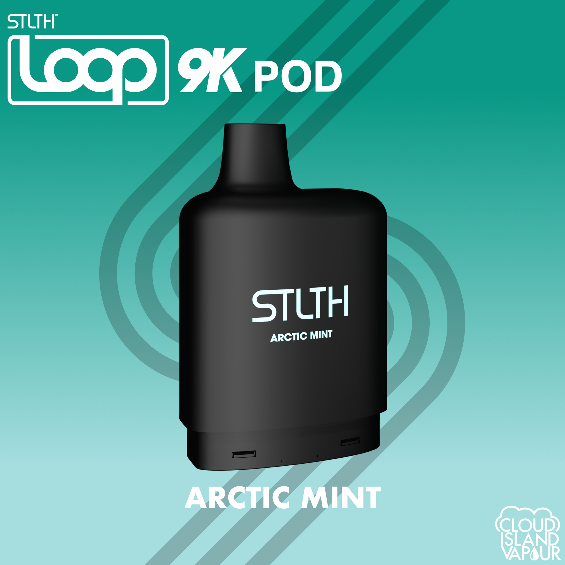 STLTH LOOP 9K Pod Pack Arctic Mint