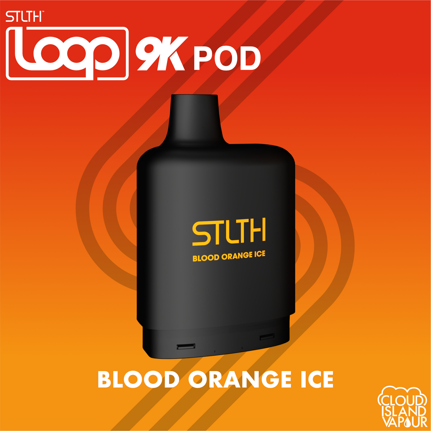 STLTH LOOP 9K Pod Pack Blood Orange Ice